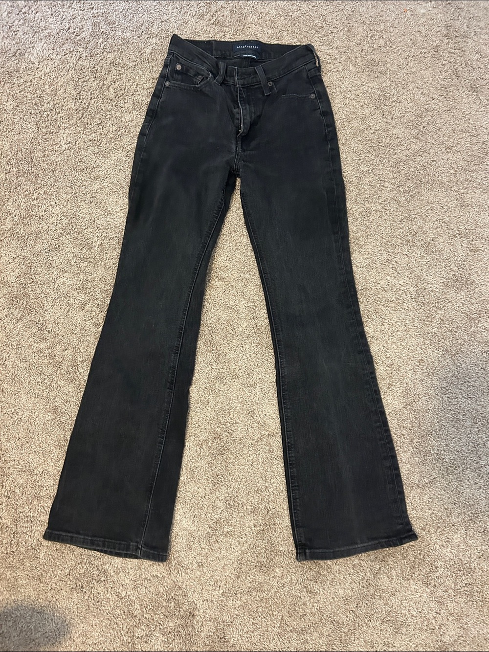 Aeropostale Black Flare Women's Jeans